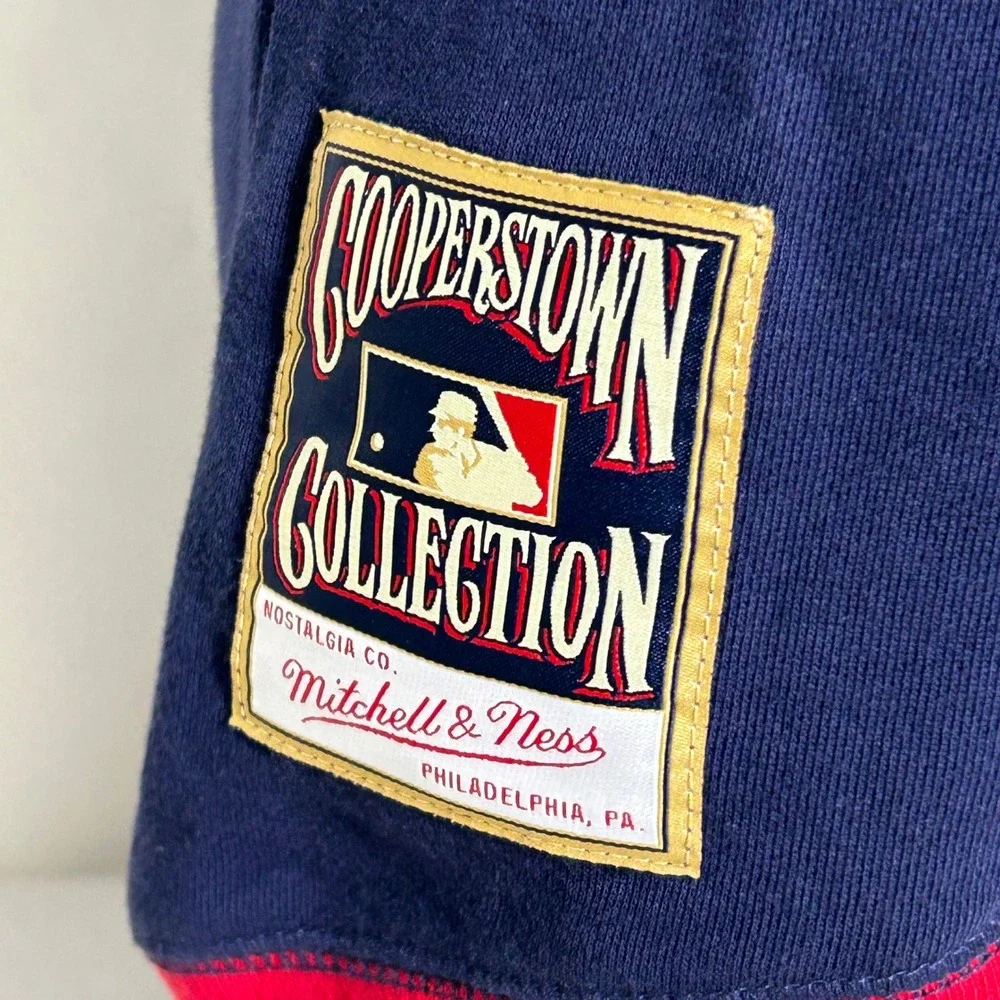St Louis Cardinals MLB Mitchell & Ness Blue Cooperstown T-Shirt Women's SMALL
